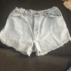 Levi Shorts!! Super worn, good vintage look though